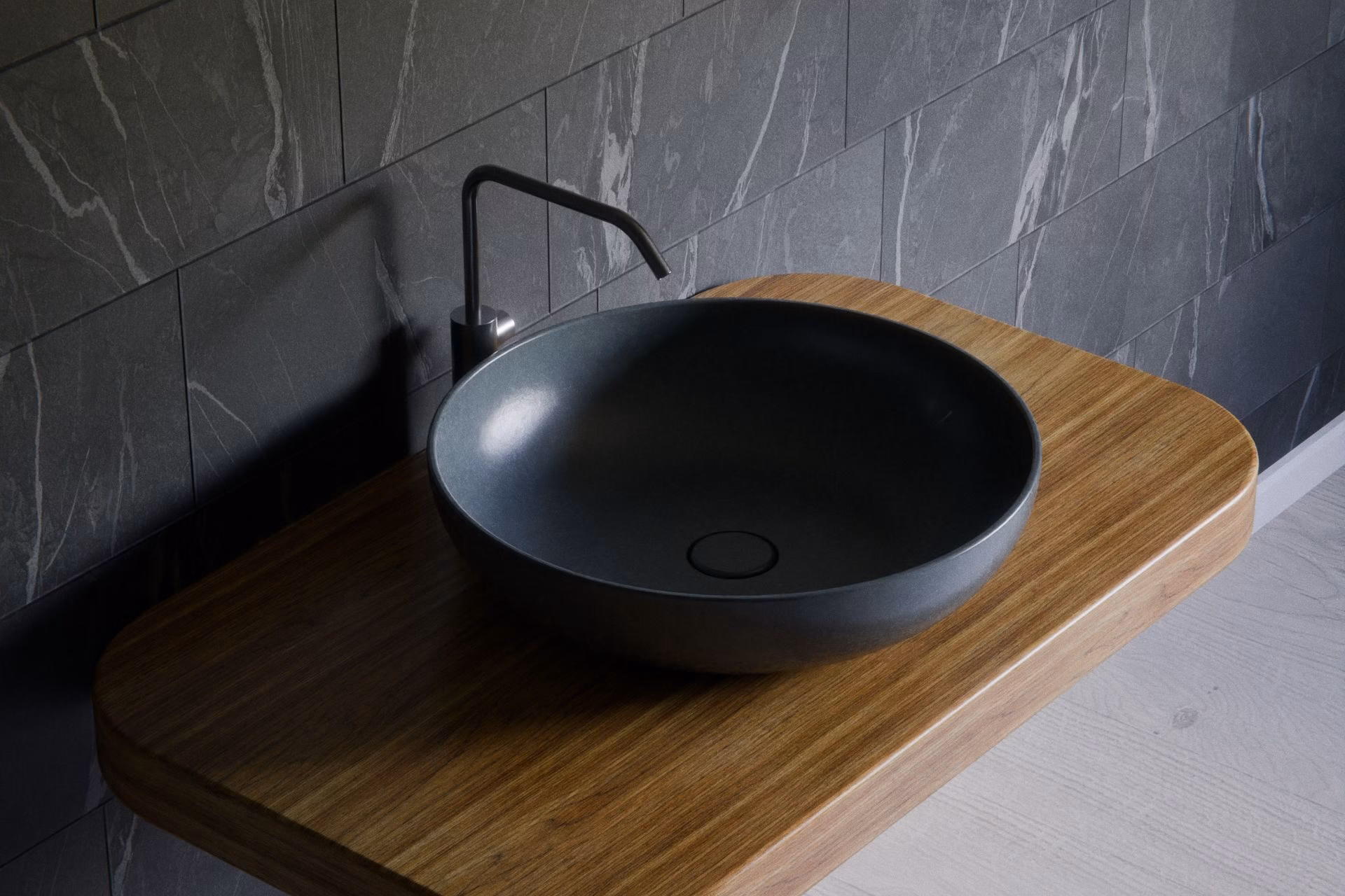 Modern minimalist banyo lavabo tezgahi